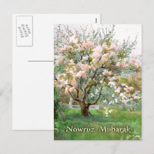 Cartões de Ano Novo Persa Nowruz Mubarak