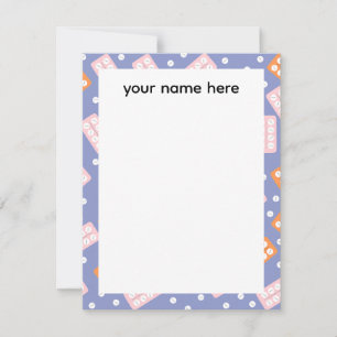 Cartões de Anotações Personalizados para Técnicos