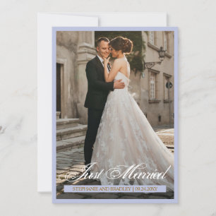 Cartões de Anúncio de Casamento de Fotografia do r