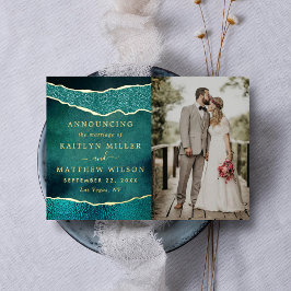 Cartões de Anúncio de Foto de Casamento Agata Eleg