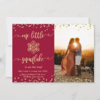 Cartões de Anúncio de Gravidez de Natal