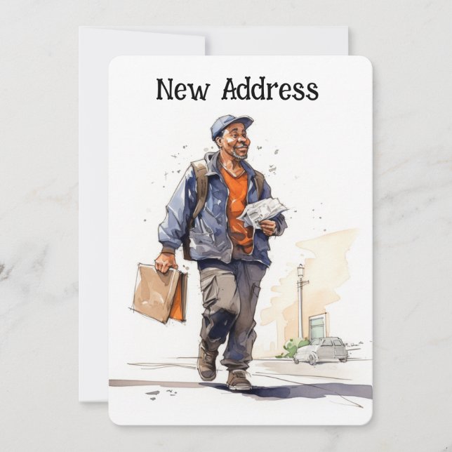 Cartões de Anúncio em Movimento do Correio (Frente)