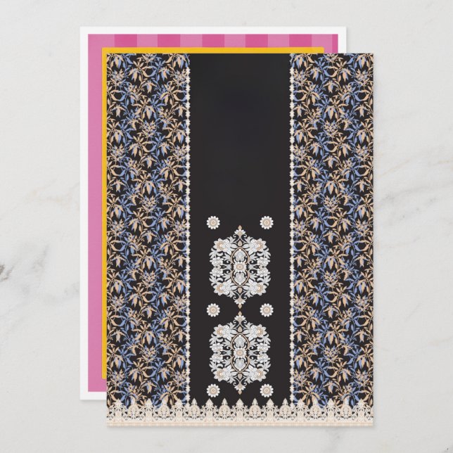 Cartões de Anúncio para Graduação, Nascimento e Mo (Frente/Verso)