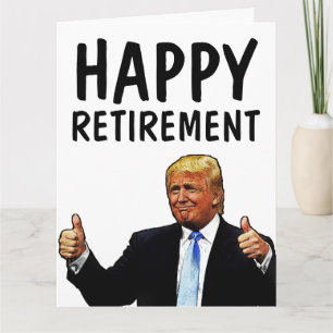 CARTÕES DE APOSENTADORIA GRANDES DE DONALD TRUMP