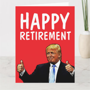 CARTÕES DE APOSENTADORIA GRANDES DE DONALD TRUMP