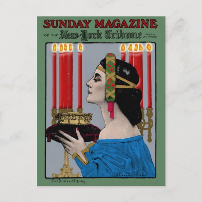 Cartões de arte do New York Tribune, 1905, impress (Frente)