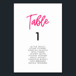 Cartões de assentos de casamento para caligrafia m<br><div class="desc">Escolha esta design de caligrafia divertida e moderna para a sua papelaria de casamento: limpa,  simples e moderna,  ela irá ajustado todas as suas necessidades. Fundo e texto cores totalmente personalizáveis para ajustado dos seus gostos.</div>