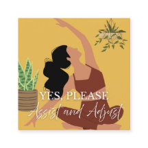 Cartões de Assistência de Yoga