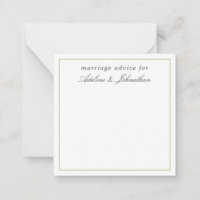 Cartões de aviso de Casamento para o Casal