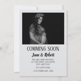 Cartões de aviso de gravidez