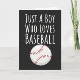 Cartões de Beisebol Fofos para Bebês Meninos Fãs d