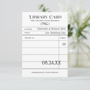 Cartões de Biblioteca Antiga como Cartões de Acomp