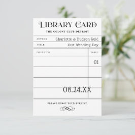 Cartões de Biblioteca Antiga como Cartões de Acomp