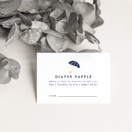 Cartões de Bilhete de Fralda chá de fraldas | MARI