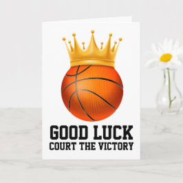 cartões de boa sorte para basquetebol