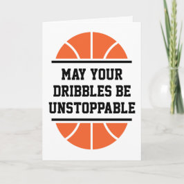 cartões de boa sorte para basquetebol