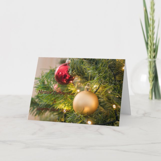 Cartões de Boas Festas de Natal e Ano Novo (Frente)