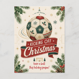 Cartões de Boas Festas de Natal Vintage Bola de Fu