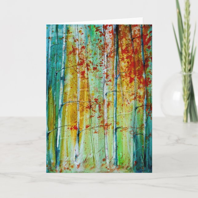 Cartões de Boas Festas de Outono (Frente)