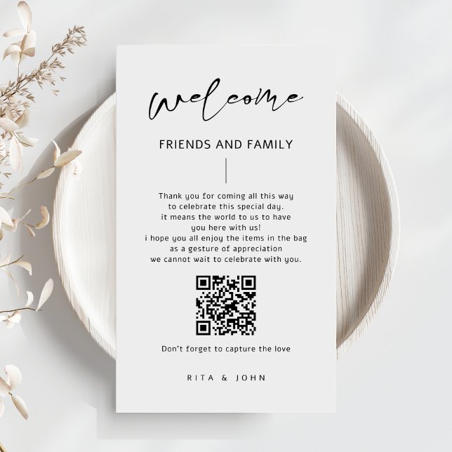 Cartões de boas-vindas à caligrafia moderna (Criador carregado)