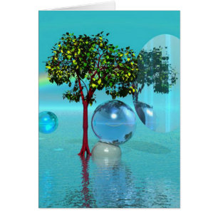 Cartões de Boas Vindas de Paisagem Surrealista