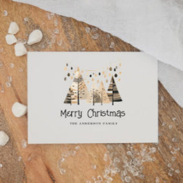 Cartões de Boho de Natal