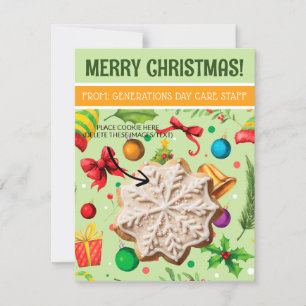 Cartões de bolachas de Natal, Cartões de doação pe