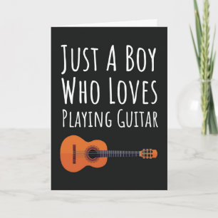 Cartões de Bonito Tocador de Guitarra para Bebês M