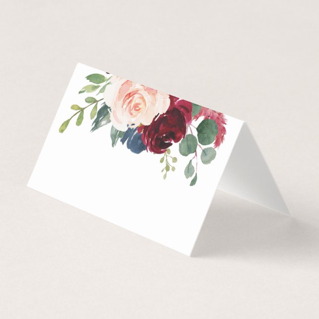 Cartões de Borgonha e Marinho (Frente)