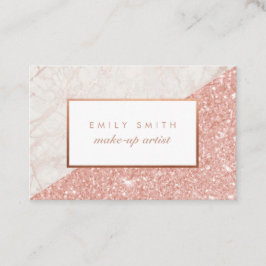 Cartões de brilho para mármore Dourado com Rosa pe