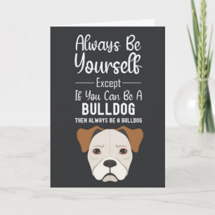 Cartões de Bulldog Fofo Cachorros Animais de Estim