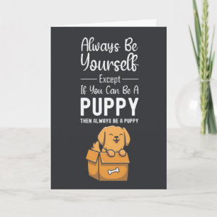 Cartões de Cachorrinho Fofo Humor de Cachorro Engr