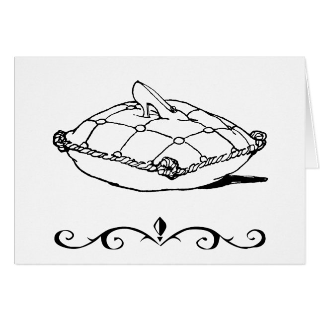 Cartões de Calçado e Travesseiro (Frente Horizontal)