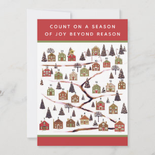 Cartões de Calendário Antecipados de Natal