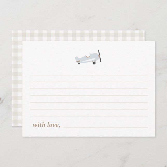 Cartões de cápsula do tema "Voos no tempo" do aviã (Frente/Verso)