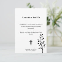 Cartões de Caridade de Comemoração com Flor