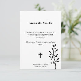 Cartões de Caridade de Comemoração com Flor