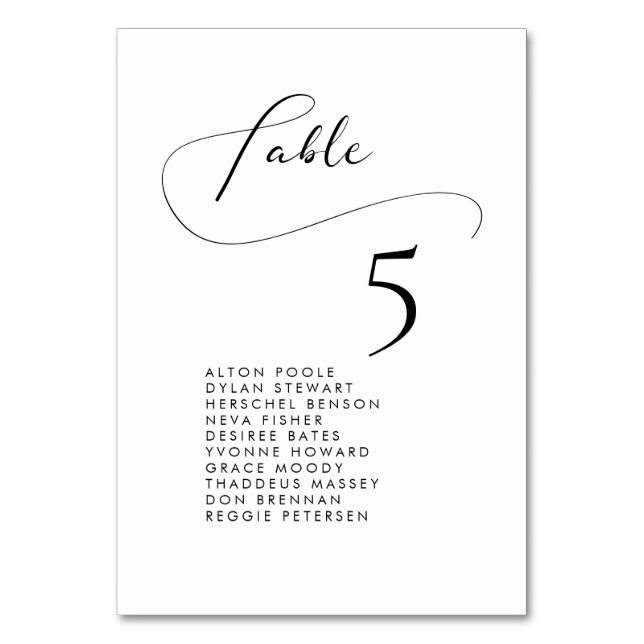 Cartões de cartazes românticos de caligrafia (Frente)