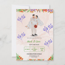 Cartões de casamento 