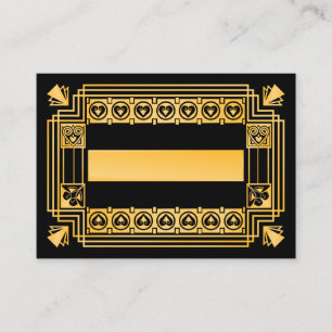 Cartões de Casamento de 1920 Gatsby excelente Art