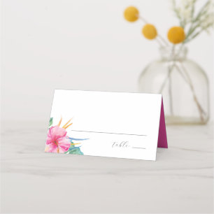 Cartões de Casamento de Destino Flores Tropicais R