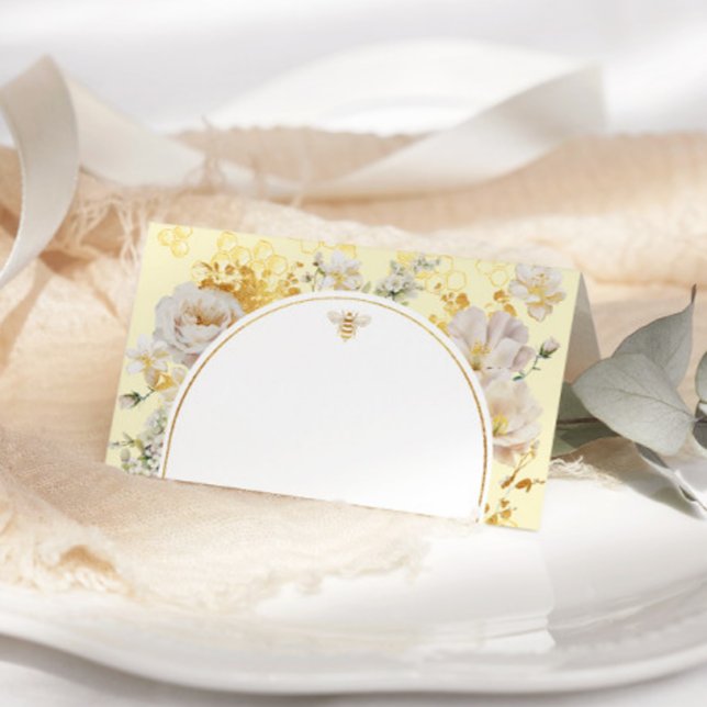 Cartões de casamento de flores silvestres elegante (Criador carregado)