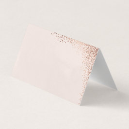 Cartões De Casamento De Folha De Ouro Elegante Ros