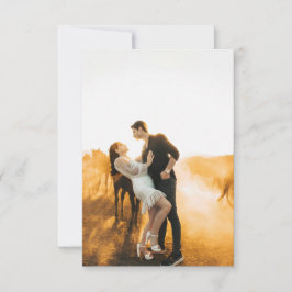Cartões de casamento de fotos personalizadas