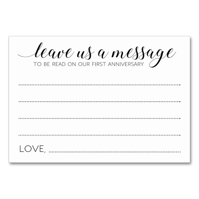 Cartões de Casamento de Livro de Convidado para Ca (Frente)