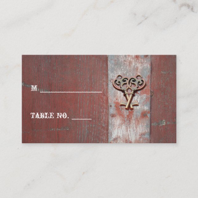 Cartões De Casamento De Madeira Pintada Por País (Frente)