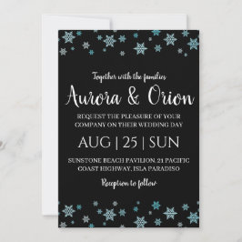 cartões de casamento de natal com tipografia elega