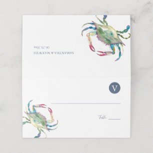 Cartões de Casamento de Praia Cartões Azuis