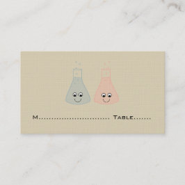 Cartões de Casamento de Química Bela
