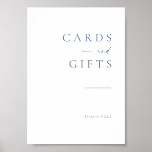 Cartões de Casamento de Script Moderno + Poster de